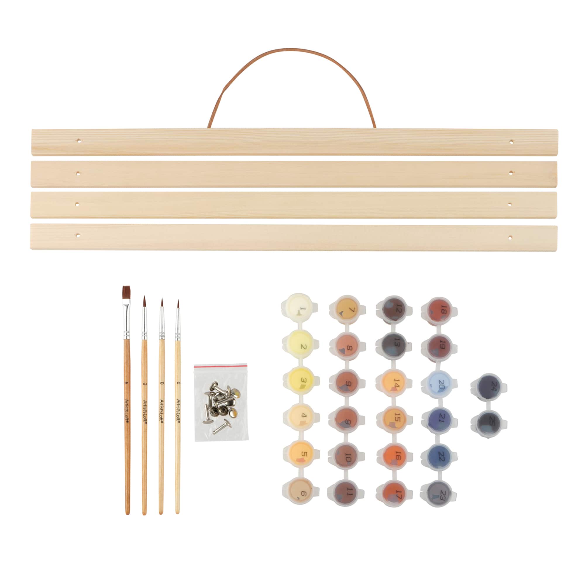 16" x 20" Dragon Battle Paint-by-Number Kit with Wood Display Hanger by Artist's Loft®